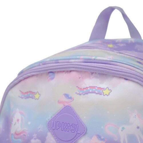 Backpack Upixel Futuristic Kids School Bag Purple (U21-001-E)