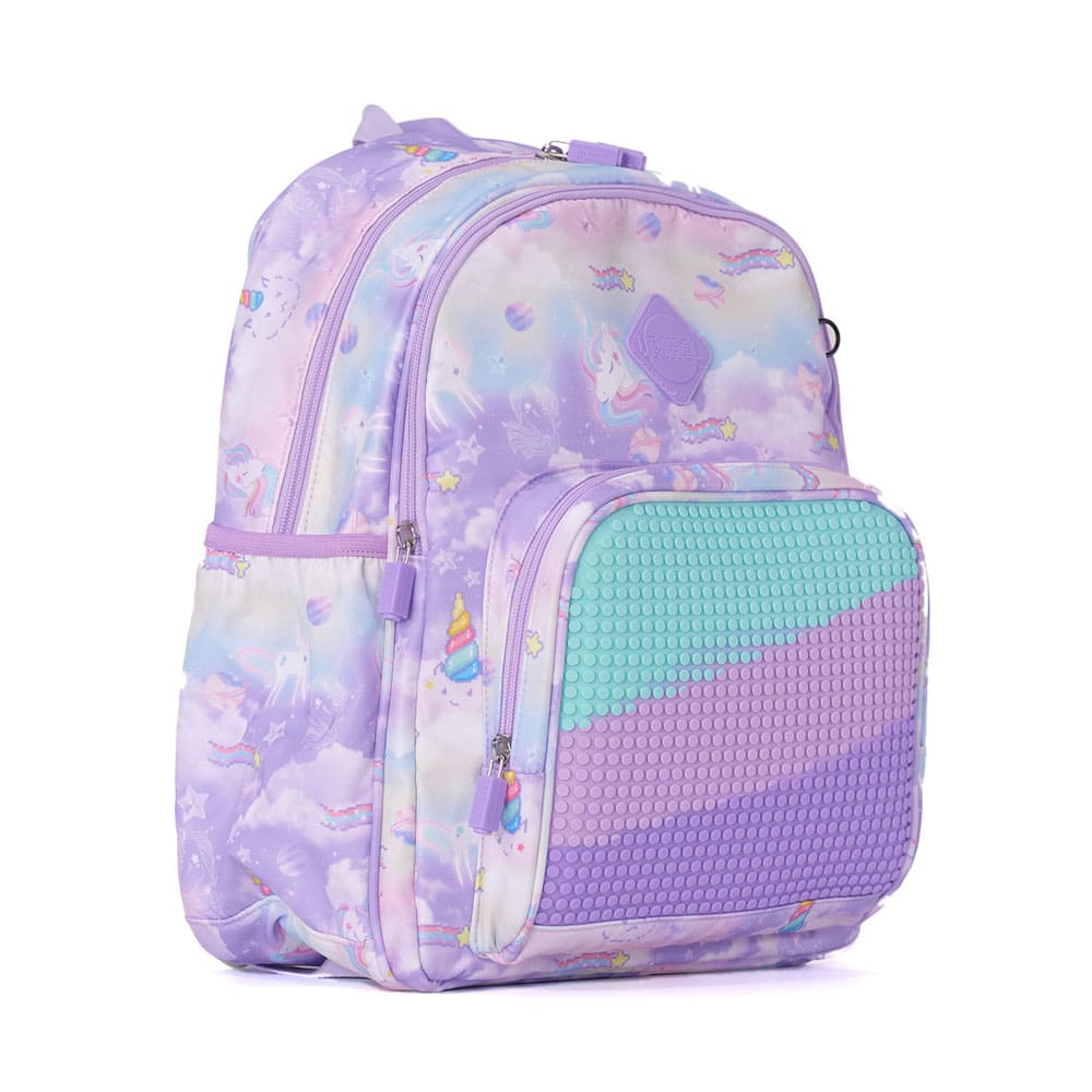 Backpack Upixel Futuristic Kids School Bag Purple (U21-001-E)