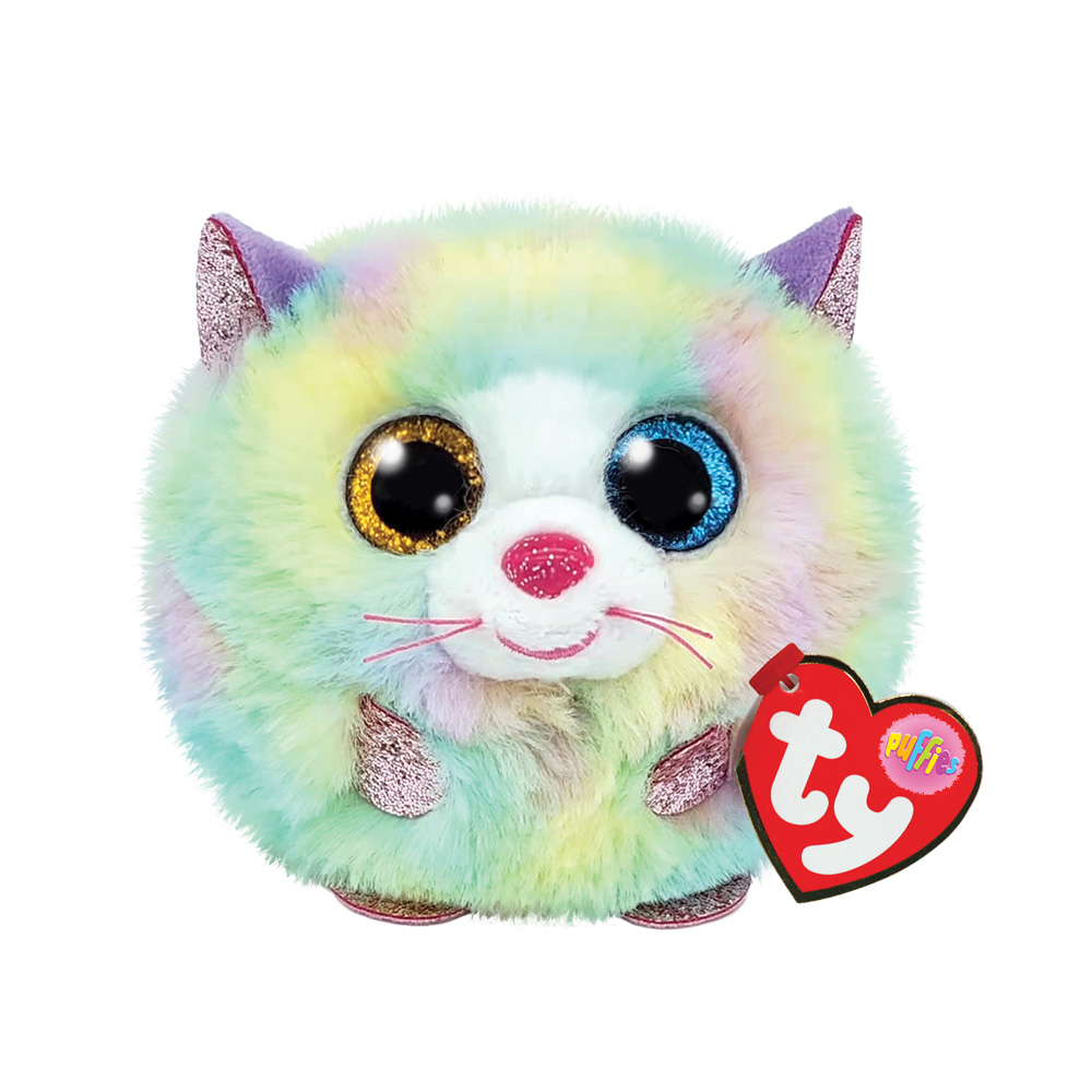 Мягкая игрушка TY PUFFIES Котенок HEATHER (42503)