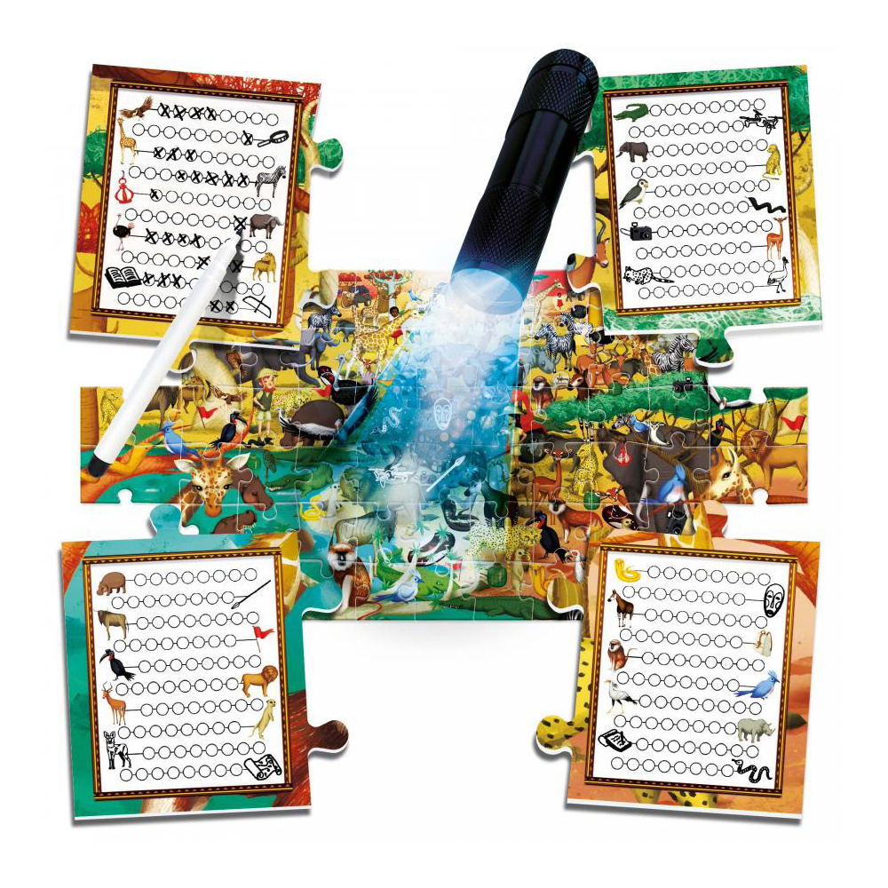 Развивающий пазл HEADU Исследуйте сафари (IT21420)