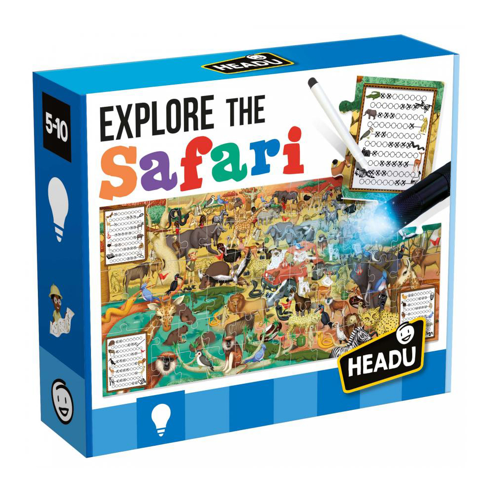 Развивающий пазл HEADU Исследуйте сафари (IT21420)