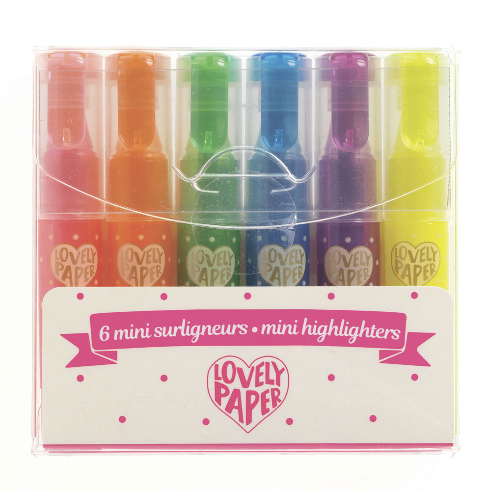 Набор цветных мини-маркеров DJECO 6 шт (DD03757)