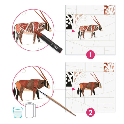 Художній комплект для малювання DJECO Пустеля (DJ09373)