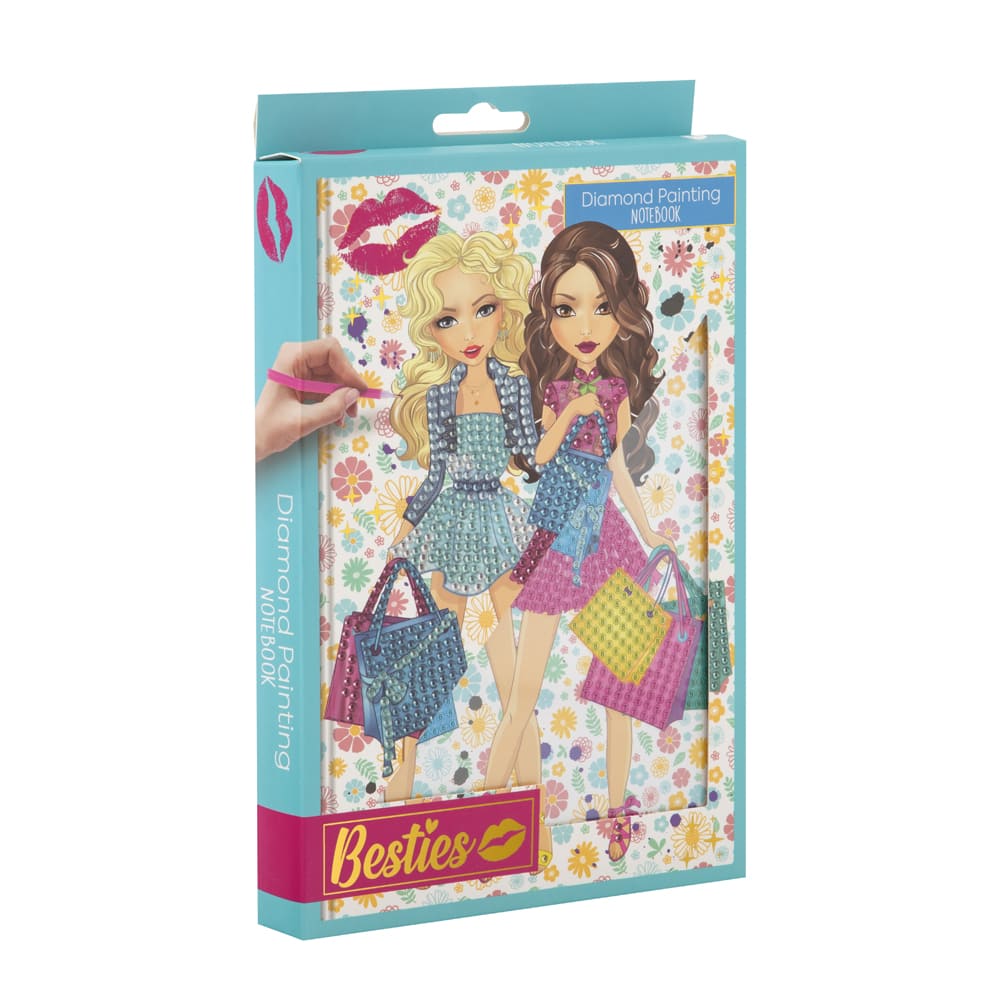 Блокнот А5 Besties Бриллиантовая роспись (961006)