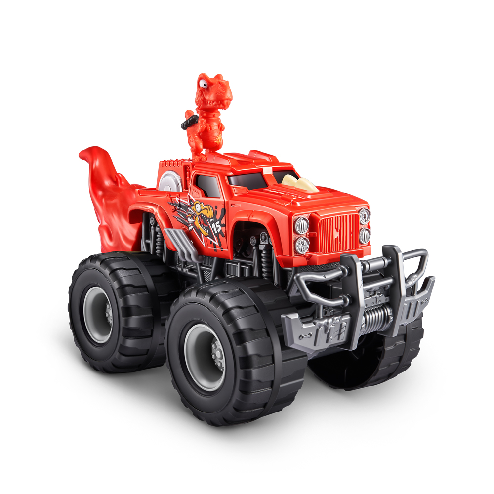 Игрушка в наборе с аксессуарами SMASHERS Monster Wheels ДИНО ТРЕК (74103A)