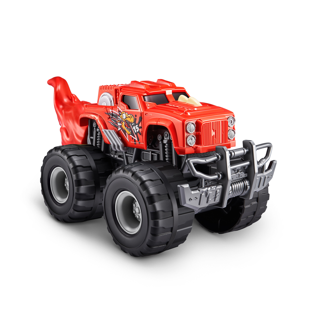 Игрушка в наборе с аксессуарами SMASHERS Monster Wheels ДИНО ТРЕК (74103A)