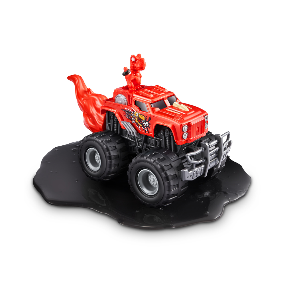 Игрушка в наборе с аксессуарами SMASHERS Monster Wheels ДИНО ТРЕК (74103A)