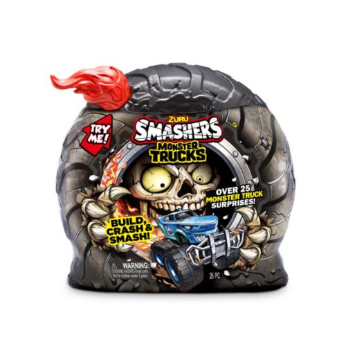 Игрушка в наборе с аксессуарами SMASHERS Monster Wheels ДИНО ТРЕК (74103A)