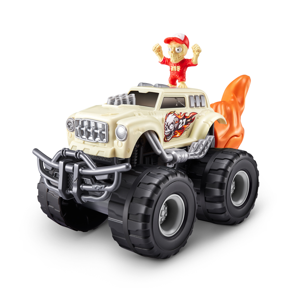 Игрушка в наборе с аксессуарами SMASHERS Monster Wheels СКАЛЛ ТРЕК (74103B)