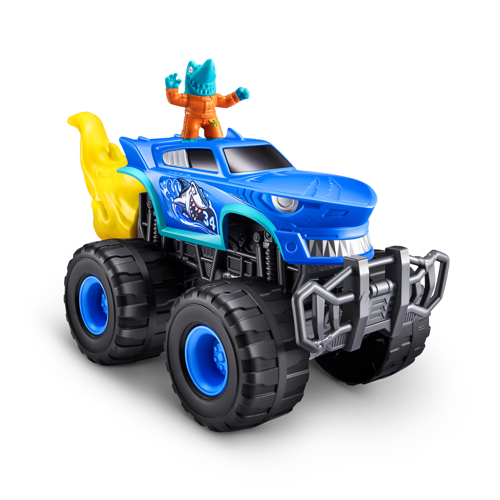 Игрушка в наборе с аксессуарами SMASHERS Monster Wheels ШАРК ТРЕК (74103D)