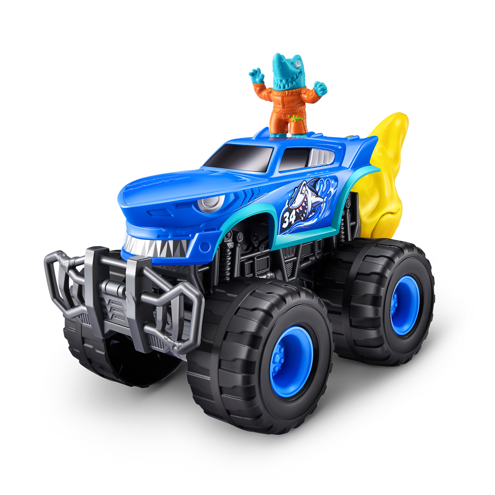 Игрушка в наборе с аксессуарами SMASHERS Monster Wheels ШАРК ТРЕК (74103D)