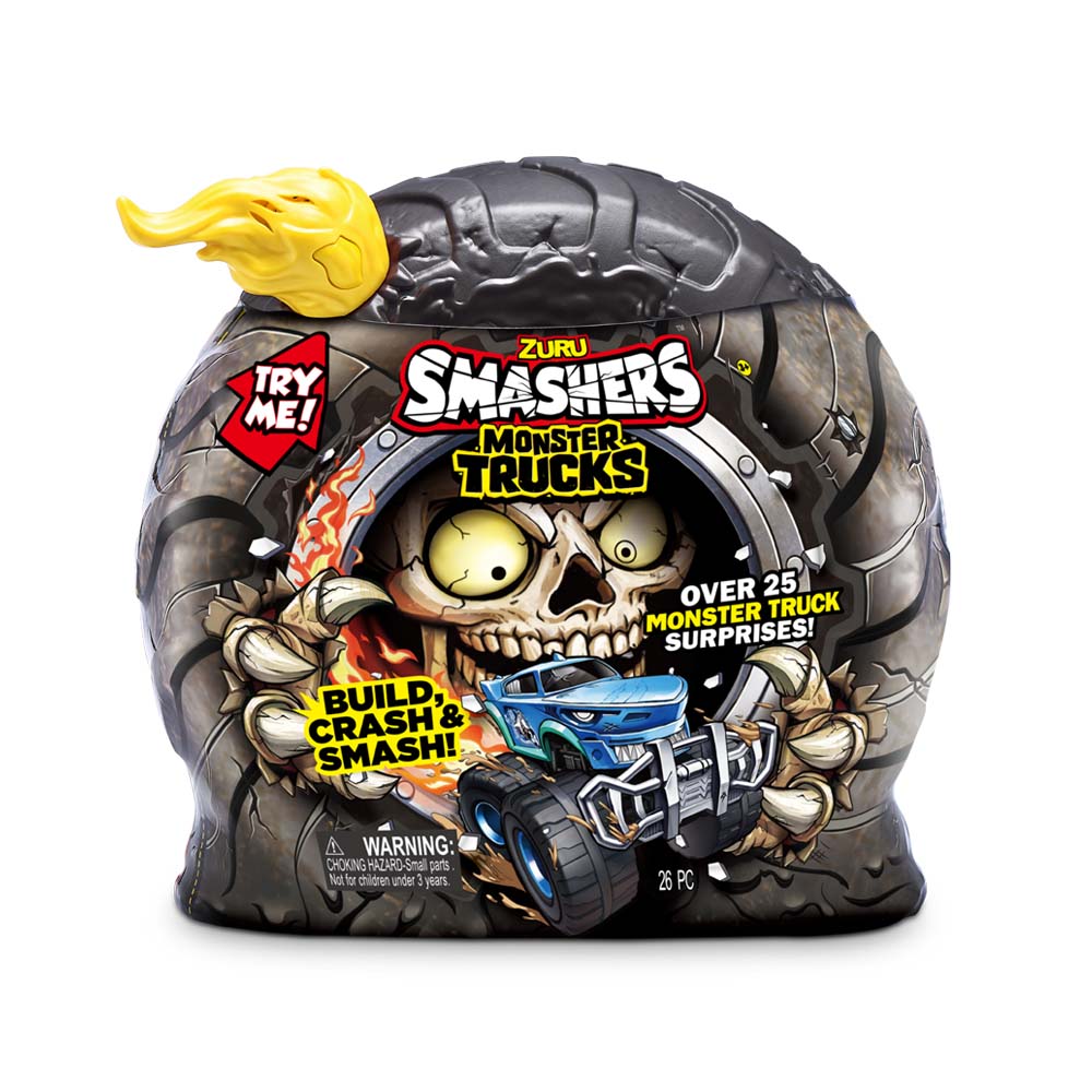 Игрушка в наборе с аксессуарами SMASHERS Monster Wheels ШАРК ТРЕК (74103D)