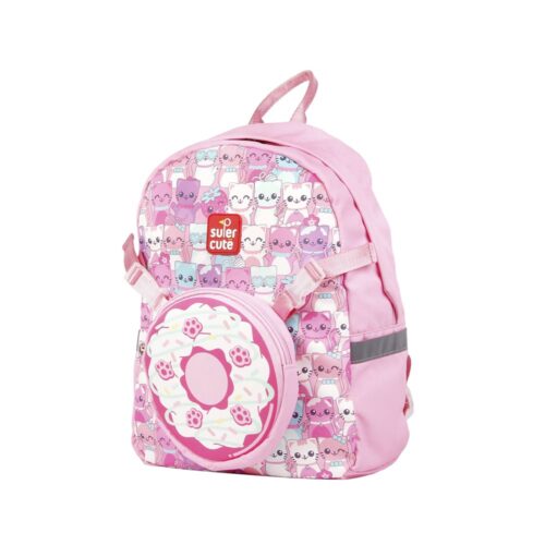 Backpack 2 in 1 Supercute Pink Kitten (SF127)