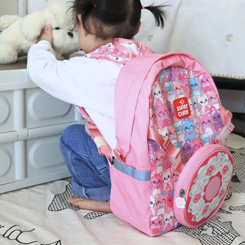 Backpack 2 in 1 Supercute Pink Kitten (SF127)