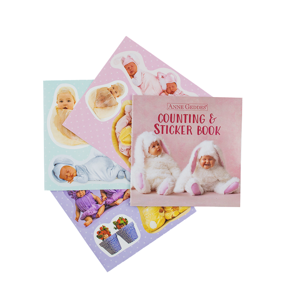 Anne Geddes Little Bunny Doll with bag and stickers, 23 cm (21072)
