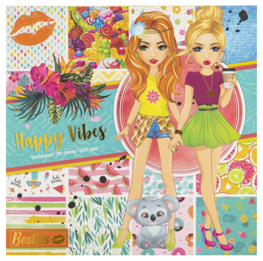 Блокнот для дизайна Besties &#171;Happy Vibes&#187; (961034)