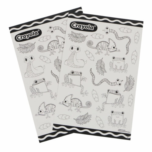 Crayola Coloring Stickers Reptiles in the Rainforest with Crayons (15754-A)