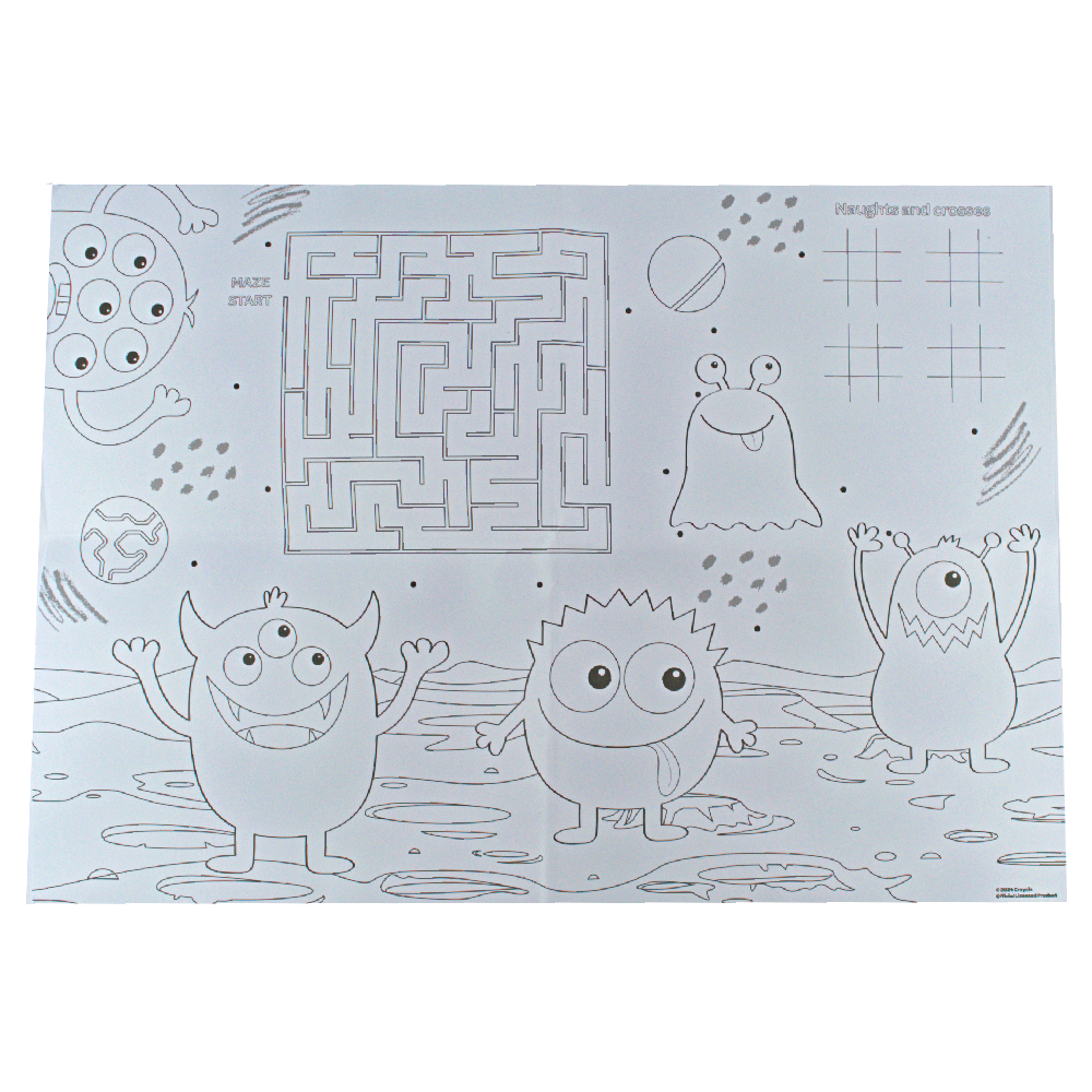 Crayola Coloring Pages “Monsters” 2 pcs with crayons (15755-B)