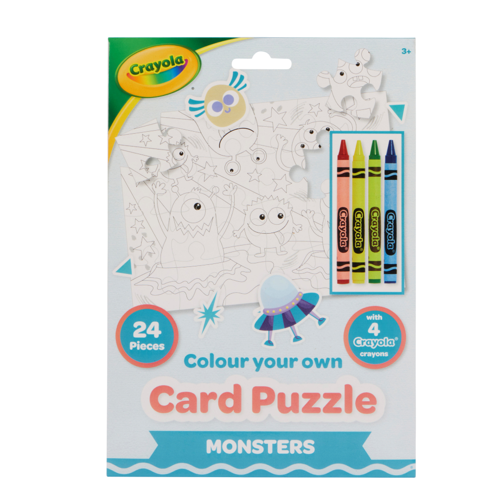 Crayola Monsters Coloring Puzzle with Crayons (15919-A)