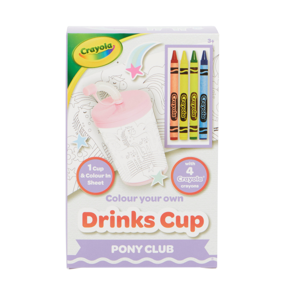 Crayola Pony Club Coloring Cup with Crayons (15765-B)