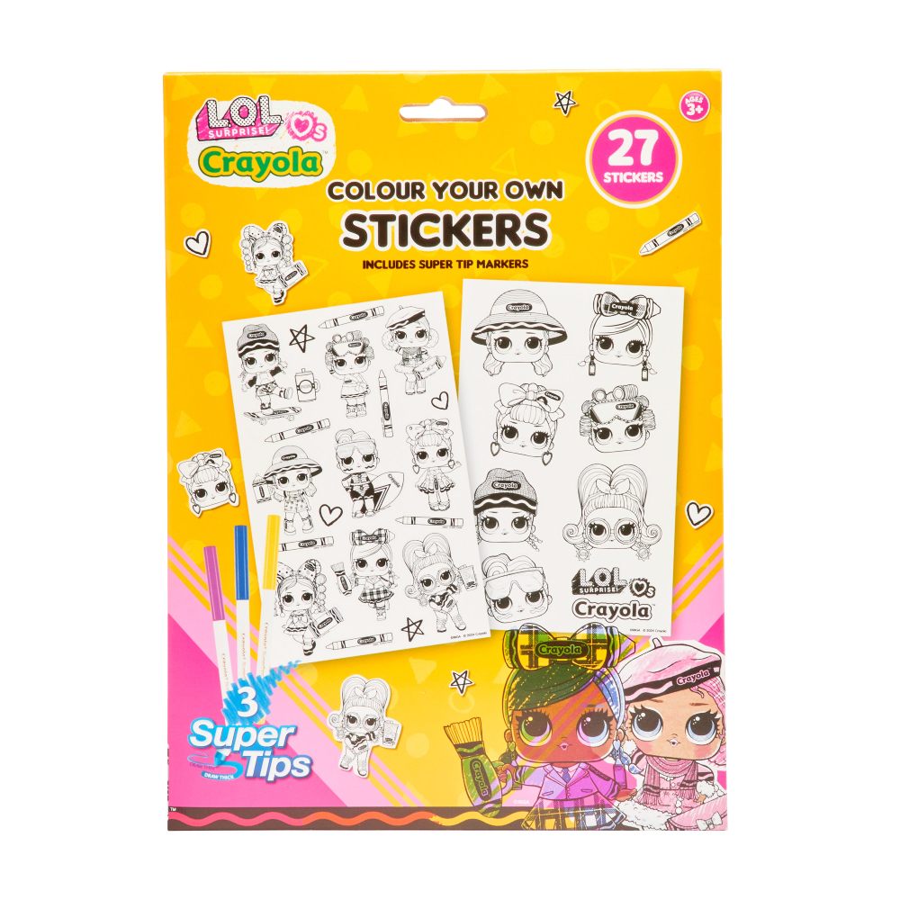 Crayola Coloring Stickers with Markers (35083)