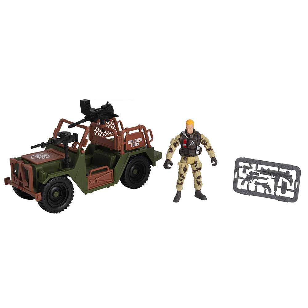 Play set SOLDIER FORCE PATROL JEEP (545301-1)