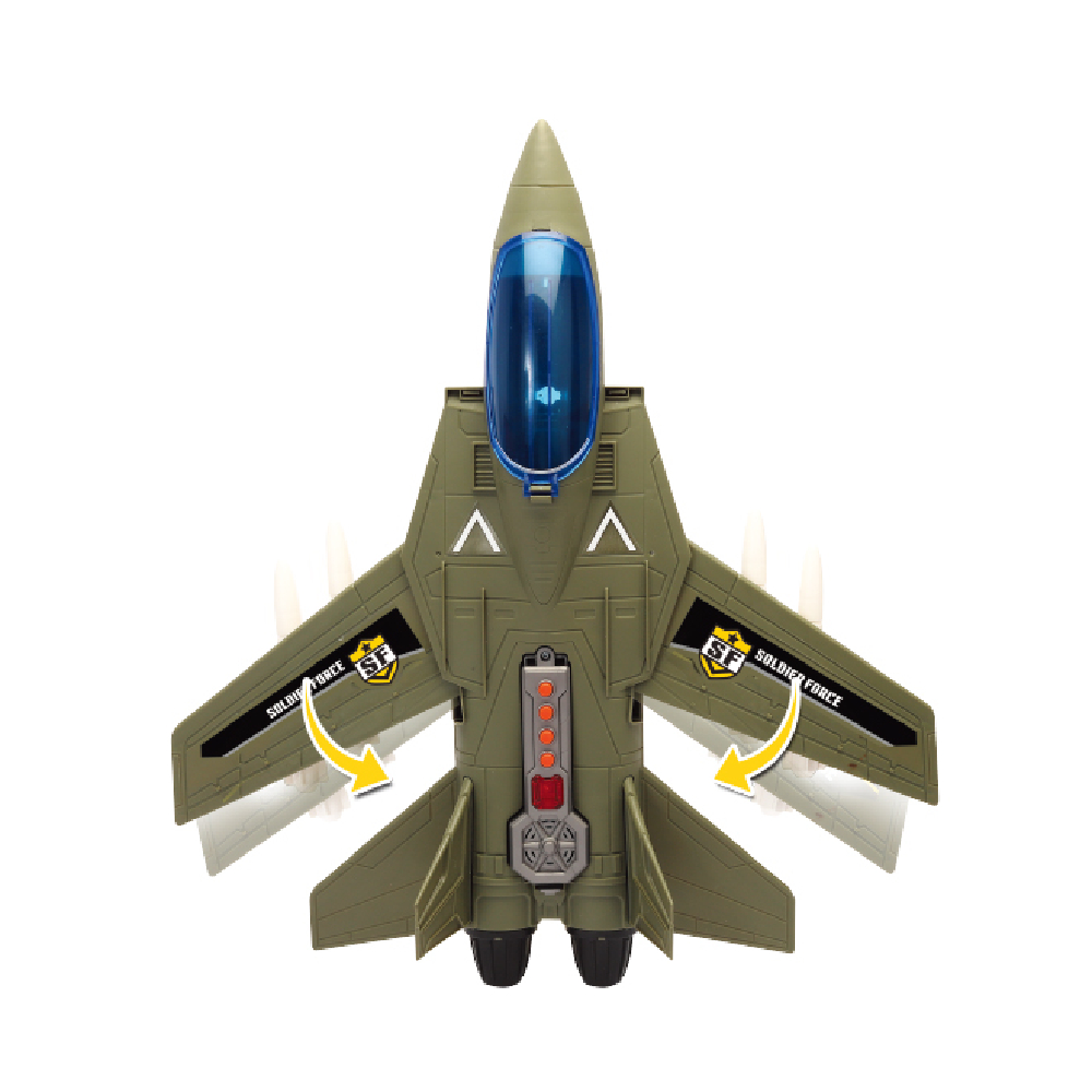 Игровой набор Soldier Force Солдаты Air Hawk Attack Plane/Штурмовик (545160)