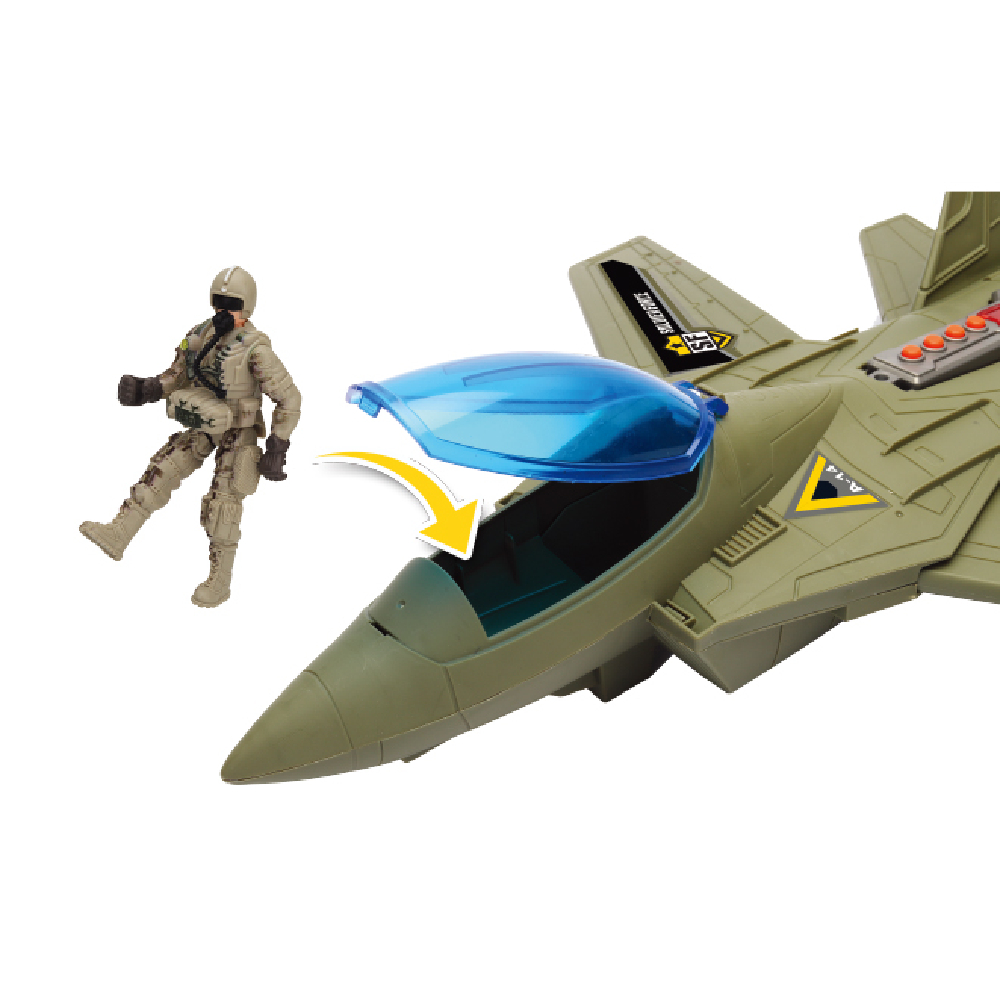 Игровой набор Soldier Force Солдаты Air Hawk Attack Plane/Штурмовик (545160)