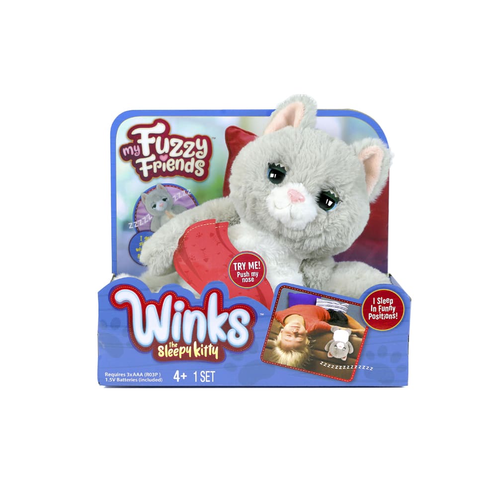 Интерактивная Игрушка My Fuzzy Friend Winks the Sleepy Kitty (18535)