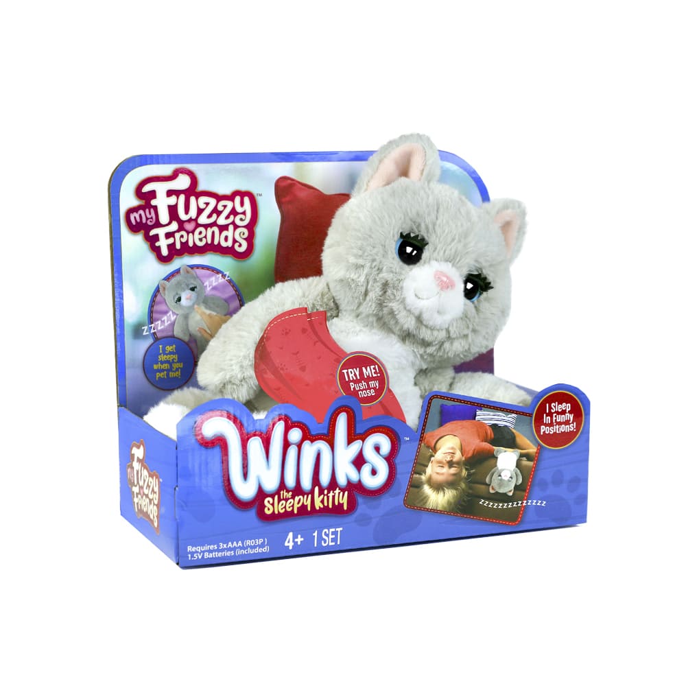 Интерактивная Игрушка My Fuzzy Friend Winks the Sleepy Kitty (18535)