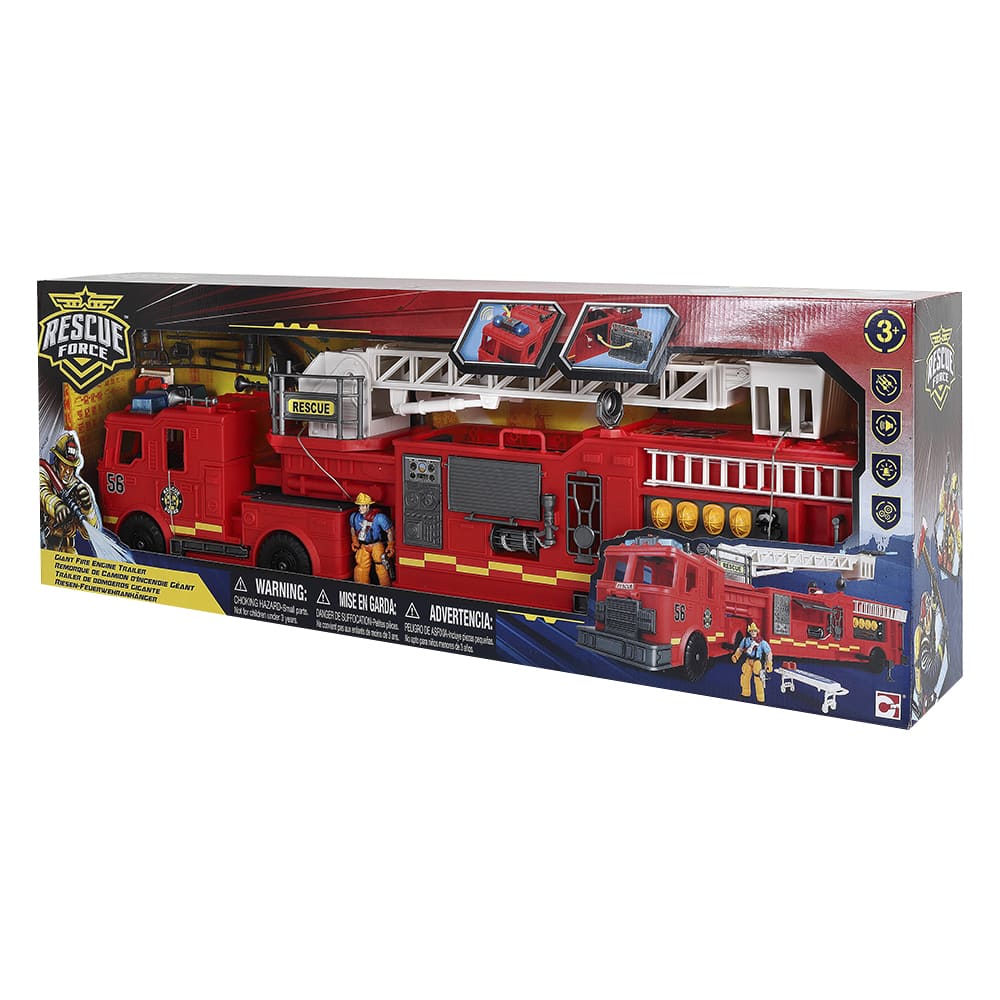 Game set Rescuers Resque Force Giant fire truck (546058)