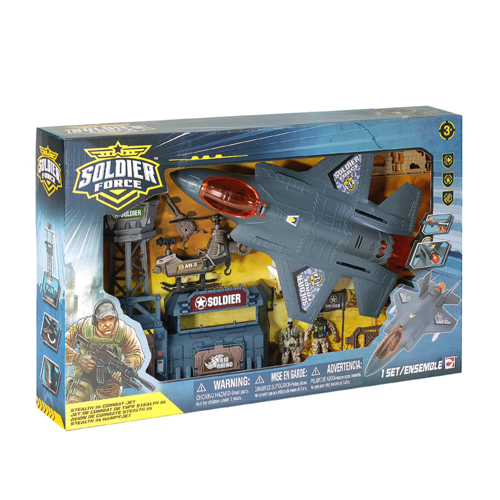 Soldier Force Stealth F-35 Combat Jet Game Set (545167)