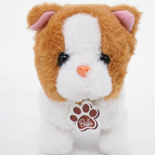 Pugs at Play Interactive Toy White and brown kitten “BELLA” (ST-PAP07)