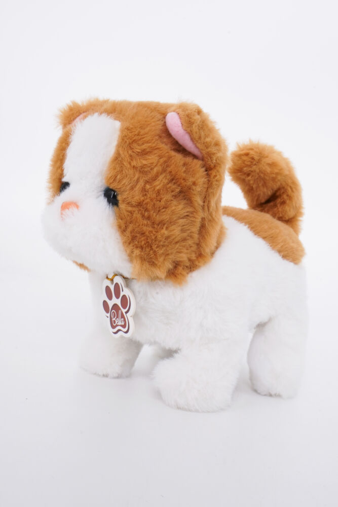 Pugs at Play Interactive Toy White and brown kitten “BELLA” (ST-PAP07)