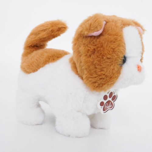 Pugs at Play Interactive Toy White and brown kitten “BELLA” (ST-PAP07)