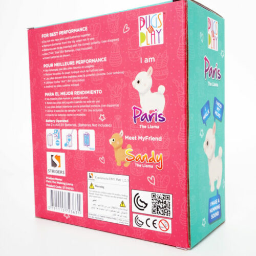 Интерактивная Игрушка Pugs at Play Лама «Париж» (ST-PAP35)