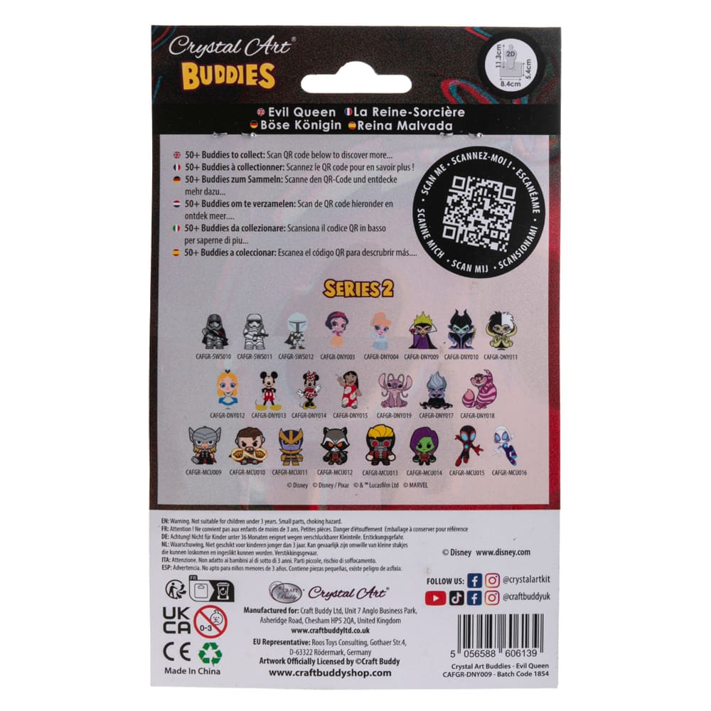 Crystal Art Kit Evil Queen (CAFGR-DNY009)