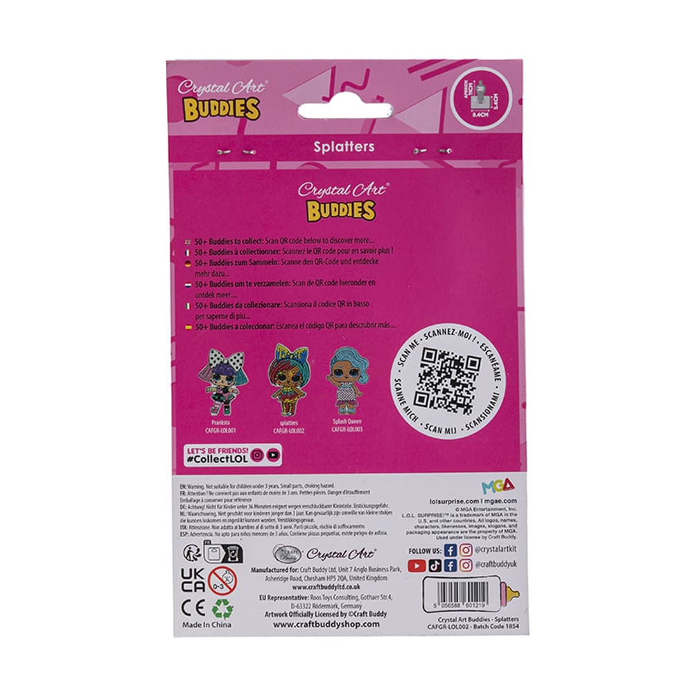 Set for creativity Crystal Art Splatters (CAFGR-LOL002)