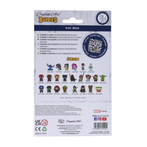 Набір для творчості Crystal Art Залізна людина (CAFGR-MCU003)