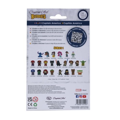 Crystal Art Captain America Art Kit (CAFGR-MCU005)