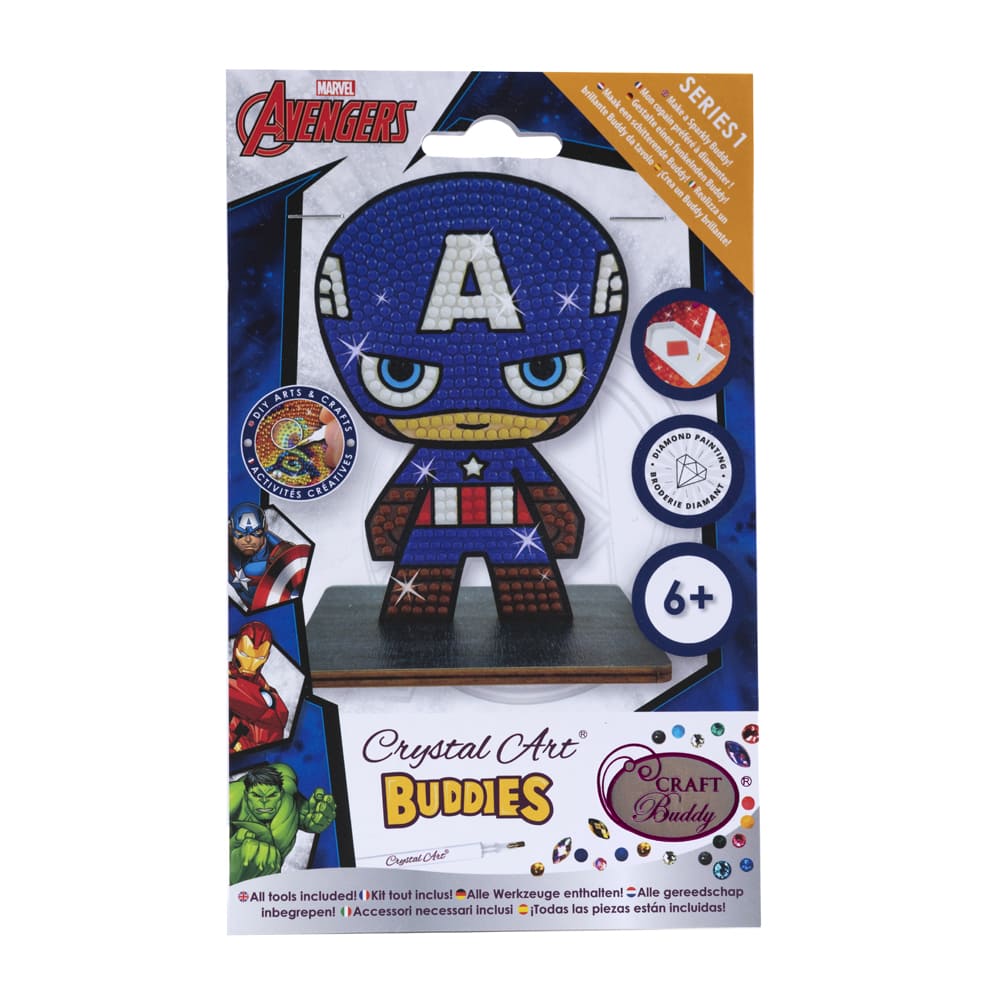 Crystal Art Captain America Art Kit (CAFGR-MCU005)