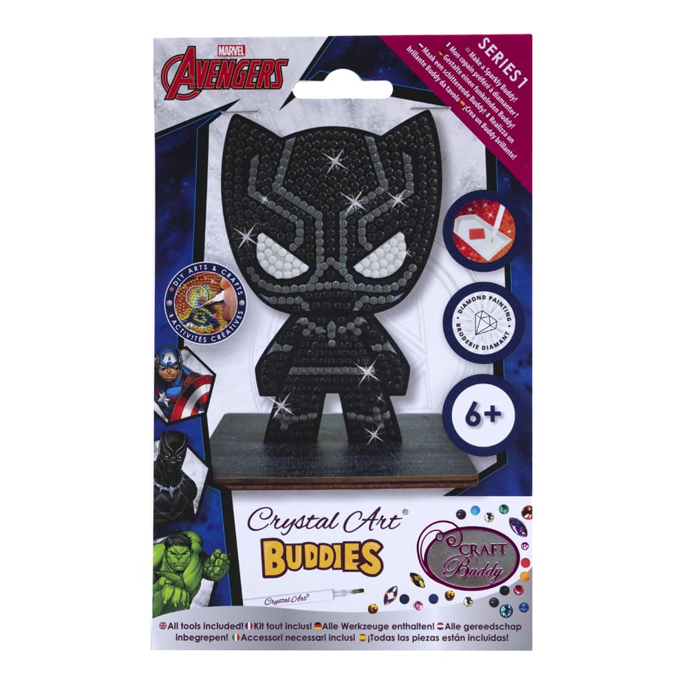 Crystal Art Black Panther Art Kit (CAFGR-MCU004)