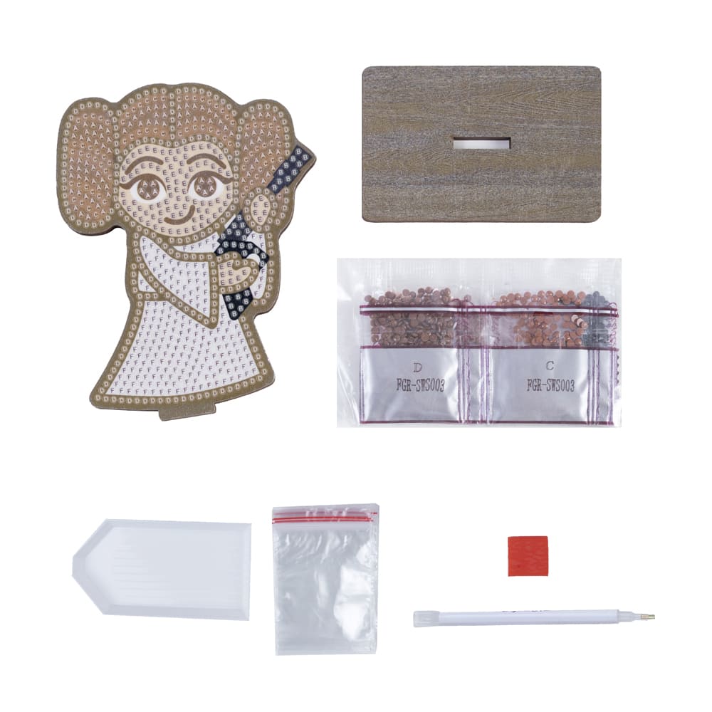 Набір для творчості Crystal Art Принцеса Лея (CAFGR-SWS003)