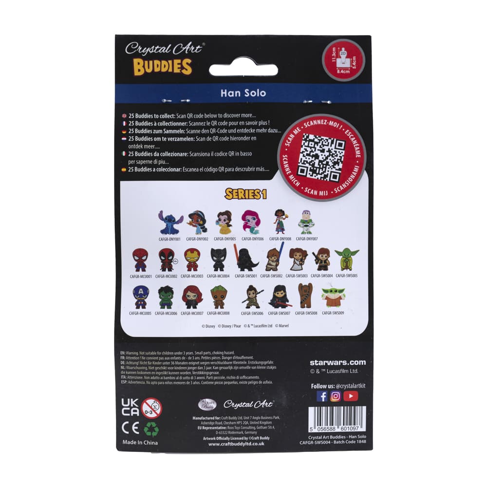 Набор для творчества Crystal Art Хан Соло (CAFGR-SWS004)