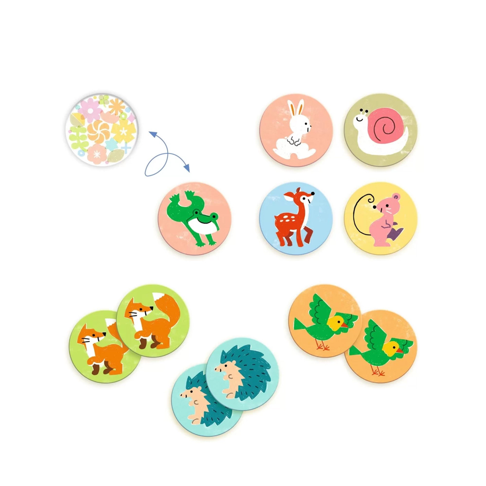 Educational game DJECO Memo Little friends (DJ08184)