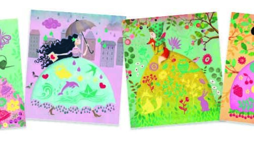 DJECO Corduroy Artistic Patches Lovely Maidens (DJ09468)