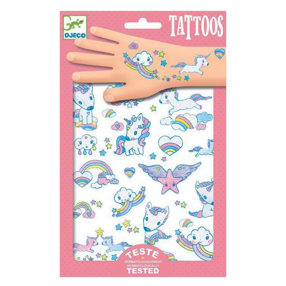 DJECO Unicorn Body Stickers Set (DJ09575)