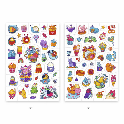 Набір наклейок на тіло DJECO Ласощі (DJ09612)