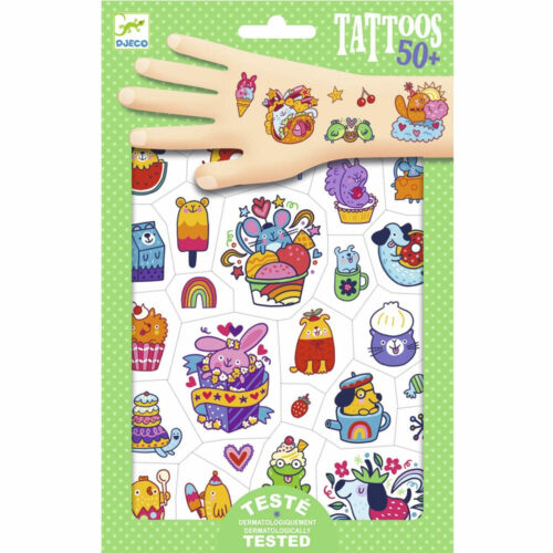 Набір наклейок на тіло DJECO Ласощі (DJ09612)