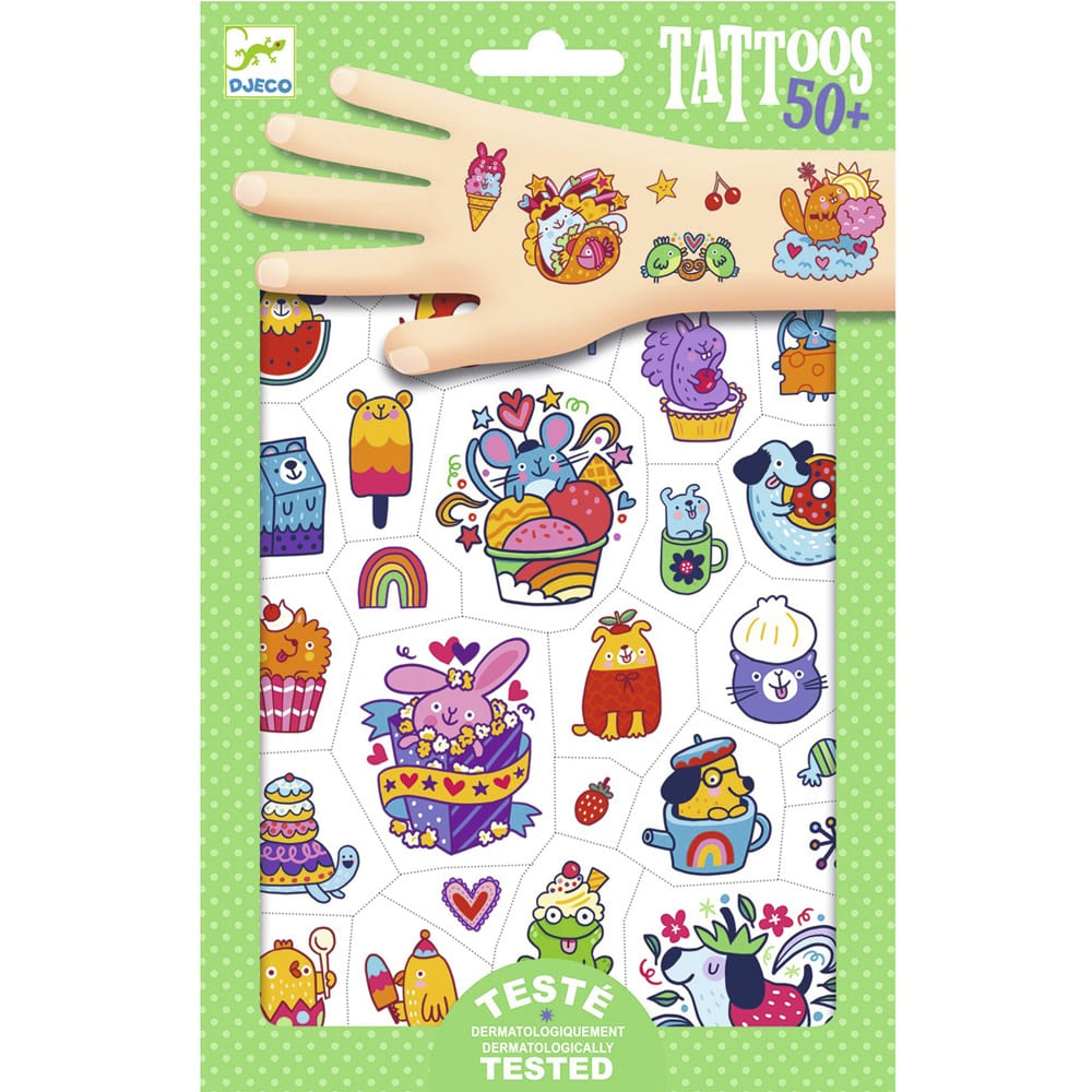 Набір наклейок на тіло DJECO Ласощі (DJ09612)